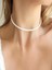 Beyaz Kum Boncuk Choker Kolye, Tasma Kolye 2