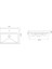 Cerastyle Elite Etajerli Lavabo 70 cm 032100U 3