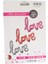 Love Yazılı Folyo Parti Balonu 18 Inç 2