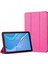 Huawei Matepad T10 Kılıf Slim Translucent Back Smart Cover Pembe 1
