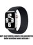 Apple Watch Uyumlu Series 3 38 mm Kordon, (Small Size, 127 mm) Braided Solo Loop Band Siyah 2
