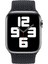 Apple Watch Uyumlu Series 3 38 mm Kordon, (Small Size, 127 mm) Braided Solo Loop Band Siyah 4