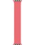 Apple Watch Uyumlu Series 6 40 mm Kordon, (Small Size, 127 mm) Braided Solo Loop Band Pembe 1