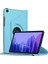 Samsung Galaxy Tab A7 T500 Kılıf 360 Rotating Stand Deri Mavi 1