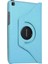 Samsung Galaxy Tab A7 T500 Kılıf 360 Rotating Stand Deri Mavi 2