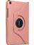 Samsung Galaxy Tab A7 T500 Kılıf 360 Rotating Stand Deri Rose Gold 2