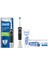 D100 Şarjlı Diş Fırçası Cross Action Siyah + Pro Onarım Diş Macunu 50 ml 2