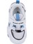 26056 Beyaz - Mavi - Siyah Uniseks Çocuk Günlük Rahat Yürüyüş Sneaker Spor Ayakkabı 3