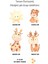 Sevimli Zürafa,köpek,geyik ve Yıldızlar Çocuk Bebek Odası Sticker 3