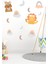Sevimli Hayvanlar Gökkuşakları,yapraklar Çocuk Bebek Odası Sticker 1