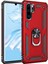 Huawei P30 Pro Kapak Military Yüzüklü Stantlı Panzer Tank Kılıf Kırmızı 1
