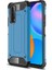 - Huawei P Smart 2021 - Kılıf Çift Katman Zırh Tank Crash Military Kapak - Mavi - T15818 1