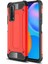 - Huawei P Smart 2021 - Kılıf Çift Katman Zırh Tank Crash Military Kapak - Kırmızı - T15818 1