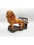 Bun Design Bronz Kaplı Aslan Biblo 3