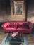 Premium Burgundy Hakiki Deri Chesterfield 1
