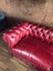Premium Burgundy Hakiki Deri Chesterfield 3