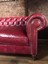Premium Burgundy Hakiki Deri Chesterfield 5