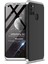 Samsung Galaxy M51 Kılıf Double Dip 360 Protective Siyah Gri 1