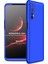 Realme 7 Kılıf Double Dip 360 Protective Mavi 1