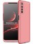 Realme 7 Kılıf Double Dip 360 Protective Rose Gold 1