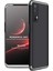 Realme 7 Kılıf Double Dip 360 Protective Siyah Gri 1