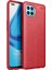 Oppo Reno 4 Lite Kılıf Deri Dokulu Silikon Kırmızı 1