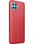 Oppo Reno 4 Lite Kılıf Deri Dokulu Silikon Kırmızı 2