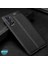 Oppo Reno 4 Pro Kılıf Deri Dokulu Silikon Siyah 3