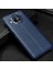 Xiaomi Mi 10T Lite Kılıf Deri Dokulu Silikon Lacivert 3