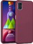 Matte Silicone Samsung Galaxy M51 Kılıf Mor 1