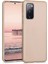 Matte Silicone Samsung Galaxy S20 FE Kılıf Gold 1