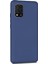 Matte Silicone Xiaomi Mi 10 Lite Zoom Kılıf Lacivert 2