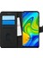 Xiaomi Redmi Note 9 Kılıf Fabric Book Wallet Siyah 1
