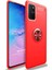 Samsung Galaxy A91 Kılıf Kickstand Ring Holder Kırmızı 1