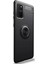 Samsung Galaxy A91 Kılıf Kickstand Ring Holder Siyah 2