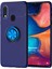Samsung Galaxy M10s Kılıf Kickstand Ring Holder Lacivert 1