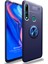 Huawei Honor 9X Kılıf Kickstand Ring Holder Lacivert 1