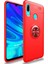Huawei Y7 Prime 2019 Kılıf Kickstand Ring Holder Kırmızı 1