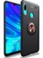 Huawei Y7 Prime 2019 Kılıf Kickstand Ring Holder Siyah Rose 1