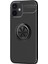 Apple iPhone 12 Mini Kılıf Kickstand Ring Holder Siyah 2