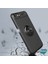 Apple iPhone 8 Kılıf Kickstand Ring Holder Kırmızı 4