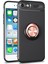 Apple iPhone SE 2020 Kılıf Kickstand Ring Holder Siyah Rose 1