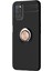 Oppo A72 Kılıf Kickstand Ring Holder Siyah Rose 2