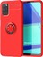 Oppo A92 Kılıf Kickstand Ring Holder Kırmızı 1