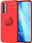 Oppo Reno 4 Pro Kılıf Kickstand Ring Holder Kırmızı 1