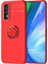 Realme 7 Kılıf Kickstand Ring Holder Kırmızı 1