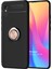 Xiaomi Redmi 9A Kılıf Kickstand Ring Holder Siyah Rose 1
