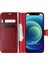 Apple iPhone 12 Mini Kılıf Delux Leather Wallet Kırmızı 1