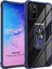 Samsung Galaxy A91 Kılıf Grande Clear Ring Holder Lacivert 1