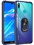 Huawei Y7 Prime 2019 Kılıf Grande Clear Ring Holder Lacivert 1
